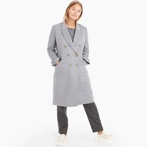 Host Pick ✨Long double-breasted topcoat in wool-cashm